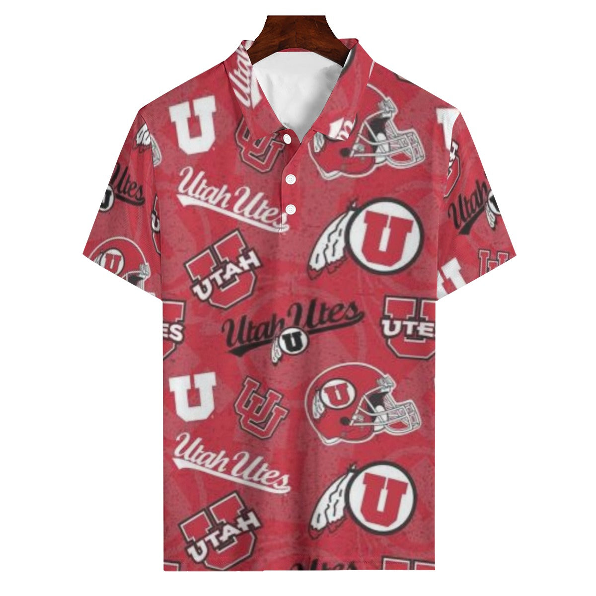 Utah Utes Polo Shirt | 180GSM varsity sportswear product image 1.0