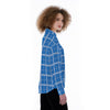 kentucky wildcats tartan plaid oversized button up women shirt women's satin shirt women tartan plaid game day fashion