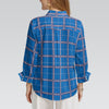 kansas jayhawks tartan plaid women shirt women tartan plaid game day fashion