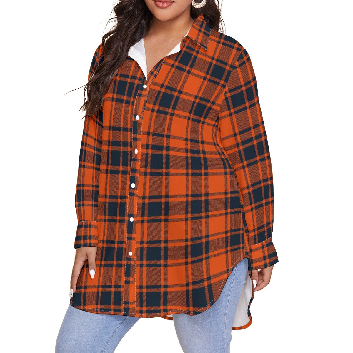 kansas jayhawks tartan plaid women shirt women tartan plaid game day fashion