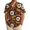 San Diego Padres Men's Hawaiian Shirt|150GSM san diego padres baseball fan apparel coastal game day outfit