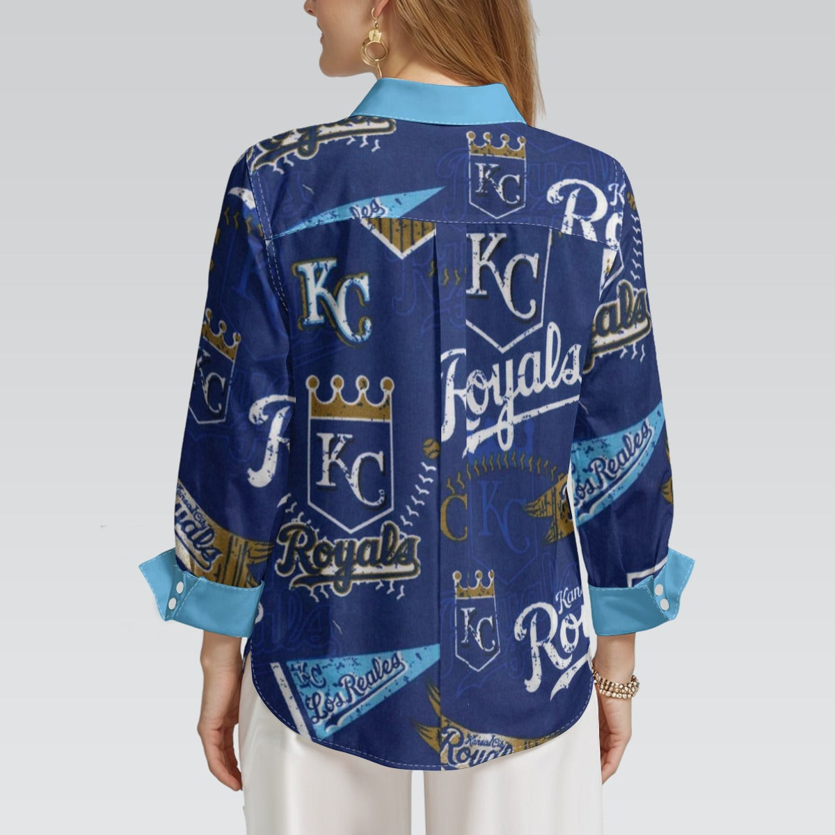 nan kansas city royals baseball fan apparel game day outfit