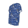 detroit-lions-short-sleeve-t-shirt blue silver football back view game day look