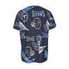 tennessee-titans-short-sleeve-t-shirt navy light blue football fabric breathable detail