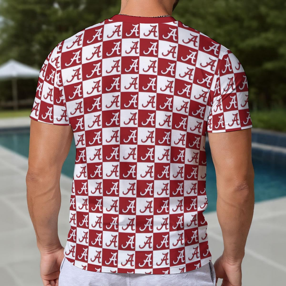 Alabama - Crimson Tide Eco-friendly  Men's Short Sleeve T-shirt White varsity sports apparel