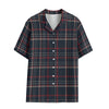 women huskies plaid football fashion top