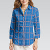 kansas jayhawks tartan plaid women shirt women tartan plaid game day fashion