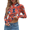Illinois Urbana - Fighting Illini Women's Mesh T-shirt White varsity sports apparel