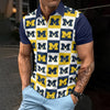 Michigan - Wolverines Men's Polo Shirt White varsity sports apparel