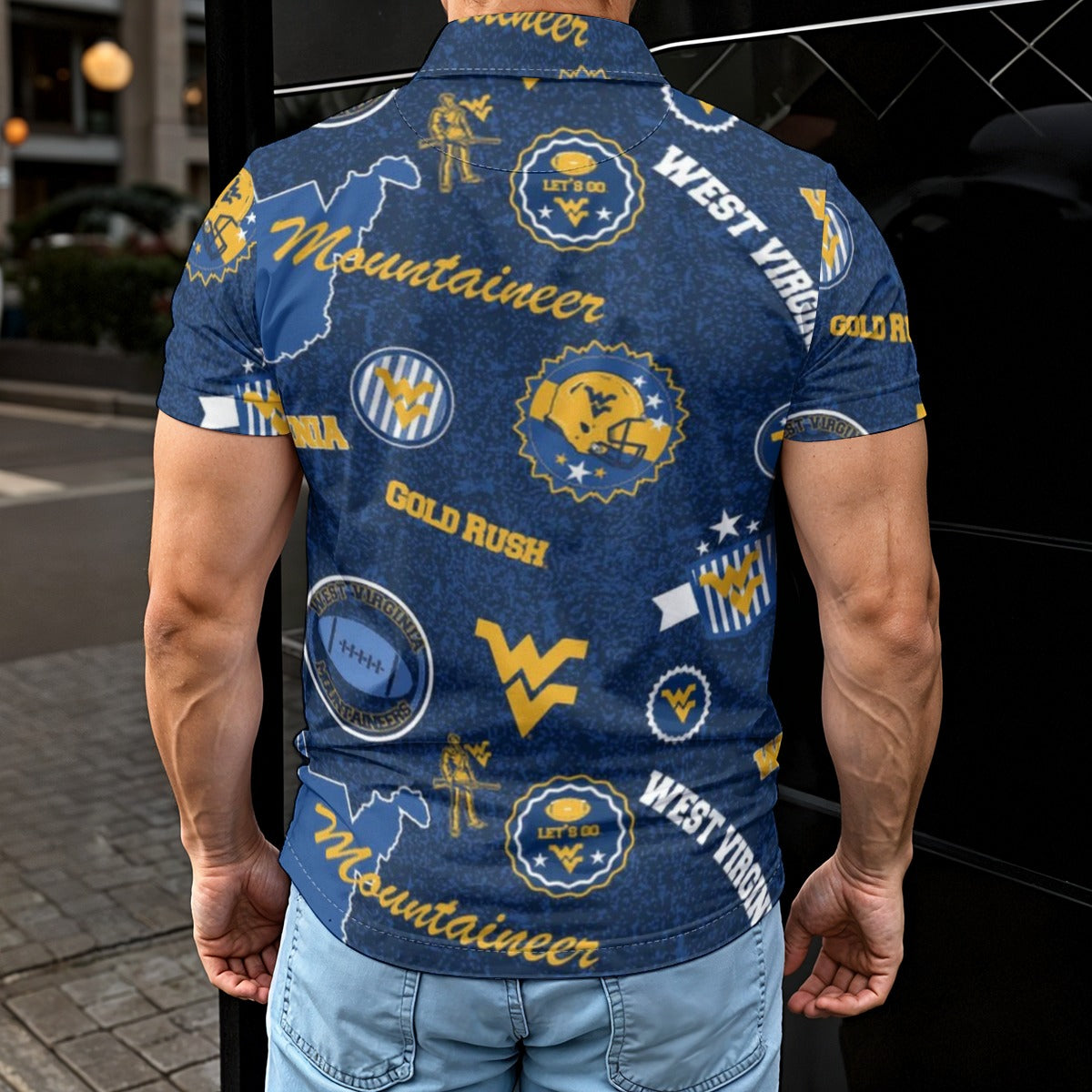 West Virginia Mountaineers Men's Polo Shirt