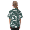 Michigan State Spartans Kid's Hawaiian Vacation Shirt - Big Ten football apparel varsity sportswear product image 4.0