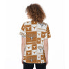 Texas at Austin - Longhorns Women's O-Neck T-Shirt|180 GSM Jersey White varsity sports apparel