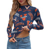 Virginia Cavaliers Women's Mesh T-shirt White sports streetwear apparel