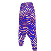 White Smoke Buffalo Zebra Football Men’s Loose Trousers – Relaxed Game Day Streetwear