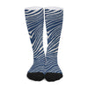 White Smoke Dallas Cowboys Zebra Unisex Long Socks