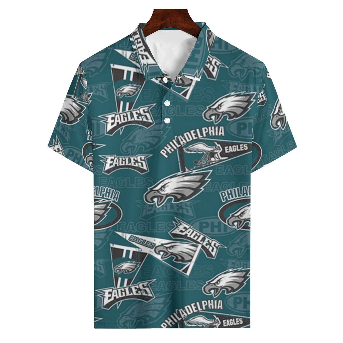 Philadelphia Eagles Men's Polo Shirt | 180GSM – sportswear style, football shirt, image 957