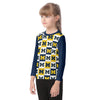 White Smoke Michigan - Wolverines Kid's O-neck Long Sleeve T-shirt