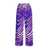Buffalo football Unisex Wide Leg Pants | Interlock – Red Blue White Zebra Game Day Style – fan gear, lightweight game day shirt, image 1.0