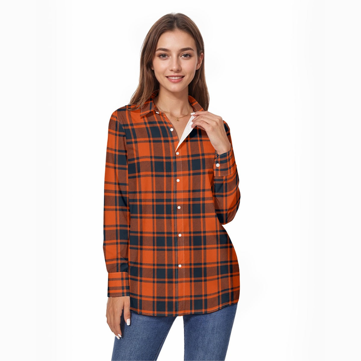 college tartan plaid women shirt women tartan plaid game day fashion