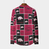 Arkansas Razorbacks Stand Collar Shirt With Long Sleeve|110GSM Imitation Flax varsity sportswear product image 2.0