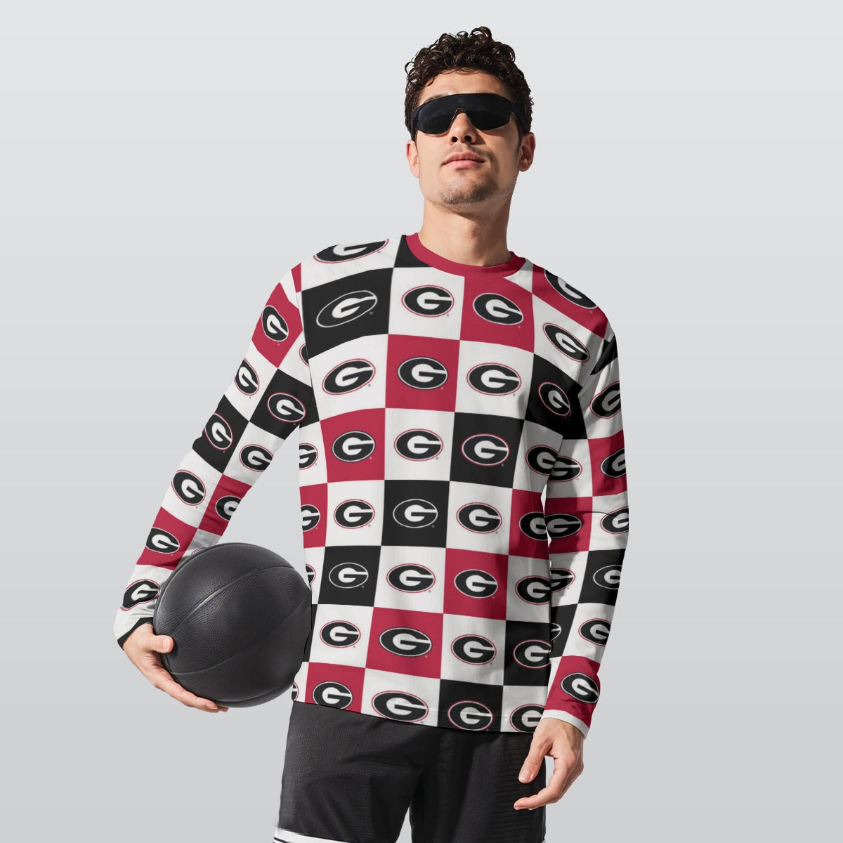 Georgia - Bulldogs Long Sleeve T-Shirt | 190GSM Cotton White varsity sports apparel