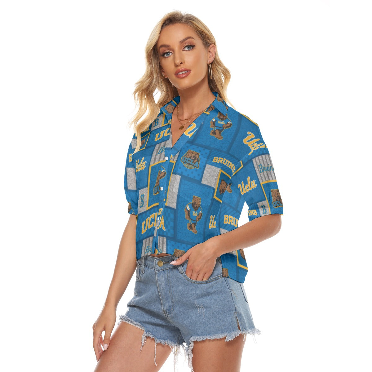UCLA Bruins Women's V-neck Shirts