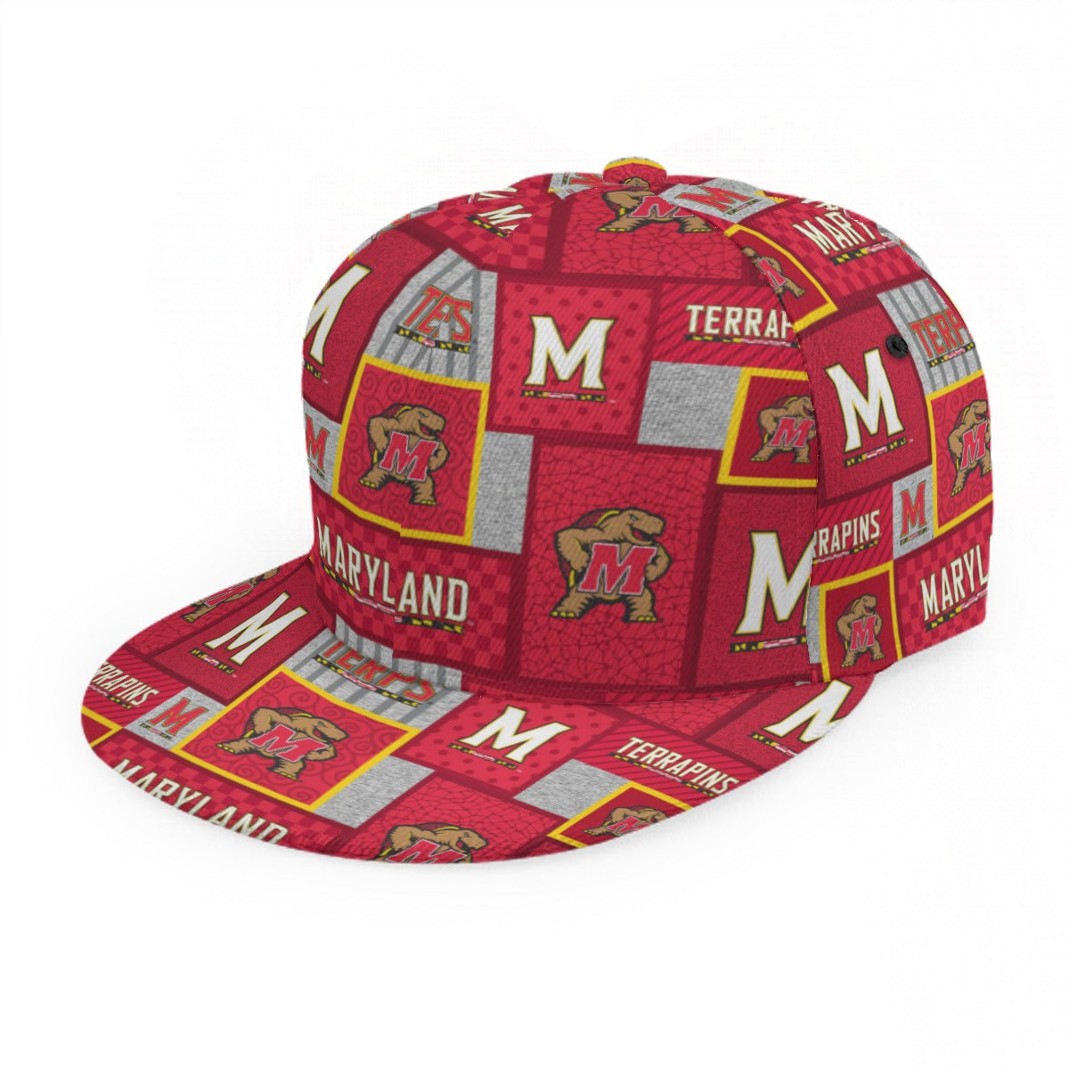 Maryland Terrapins Baseball Cap With Flat Brim