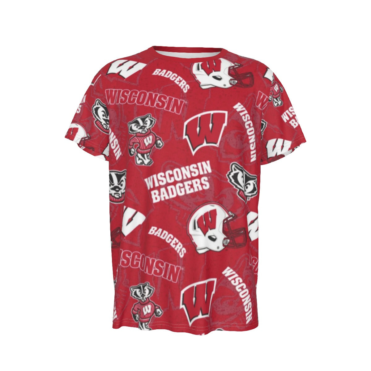 Wisconsin Madison Badgers Short Sleeve T-Shirt - Badgers football tee varsity sportswear product image 1.0