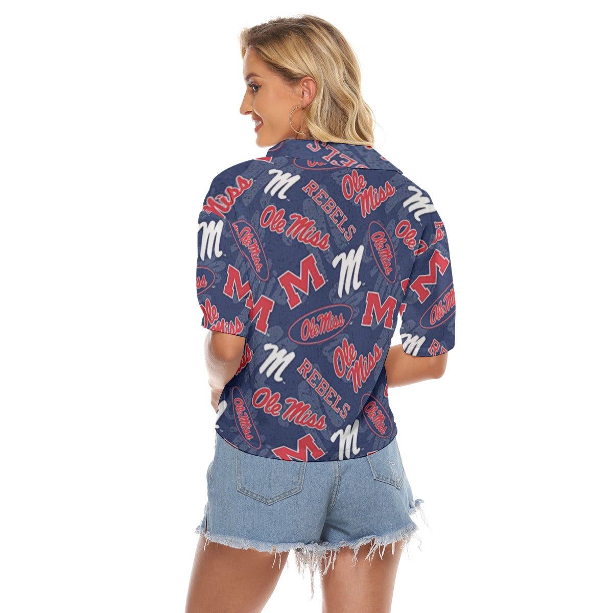 Ole Miss Rebels Women's V-neck Shirts varsity sportswear product image 4.0