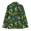 White Smoke Oregon Football Suit Blazer