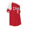 White Smoke Canada Soccer Vintage T-Shirt – Retro Canada Football Team Fan Tee | Classic Red Canadian Soccer Shirt