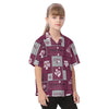 Texas A&M Aggies Kid's Hawaiian Vacation Shirt - Aggies fan gear varsity sportswear product image 2.0