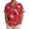 Nebraska Lincoln Cornhuskers Men's Hawaiian Shirt|150GSM - Big Ten football apparel varsity sportswear product image 1.0
