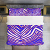Lavender Four-piece Duvet Cover Set – Red Blue White Zebra Game Day Style