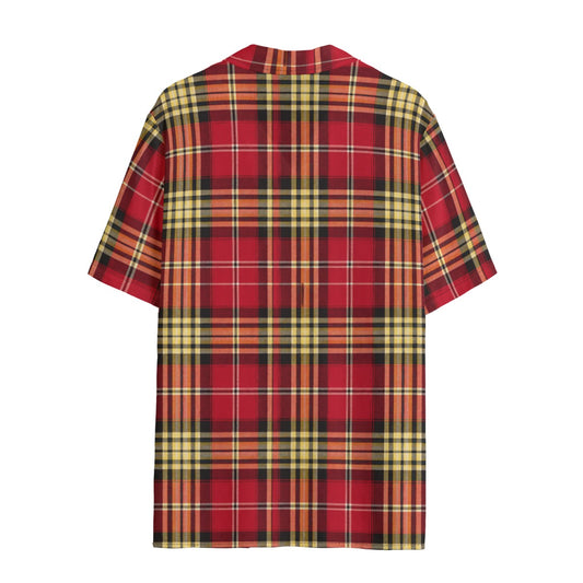 San Francisco Football Plaid Women's Hawaii Shirt | 120GSM