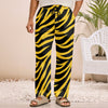 Pittsburgh Football Yellow Black Zebra Men's Straight pants – sportswear style, fan gear, image 1.0