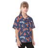 Virginia Cavaliers Kid's Hawaiian Vacation Shirt White sports streetwear apparel