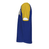 Bosnia Soccer T-Shirt Blue and Yellow – Bosnia Fan Shirt with Crest Graphic