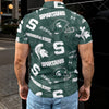 Michigan State Spartans Men's Polo Shirt - Big Ten football apparel varsity sportswear product image 2.0