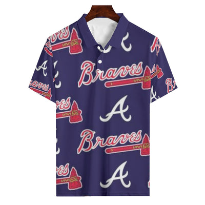 Atlanta Braves Polo Shirt | 180GSM atlanta braves baseball fan apparel game day outfit