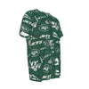 new-york-jets-short-sleeve-t-shirt green white football outfit side view