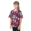 Texas A&M Aggies Kid's Hawaiian Vacation Shirt - Aggies fan gear varsity sportswear product image 3.0