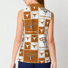 Light Gray Texas at Austin - Longhorns Women's Sleeveless POLO Shirt