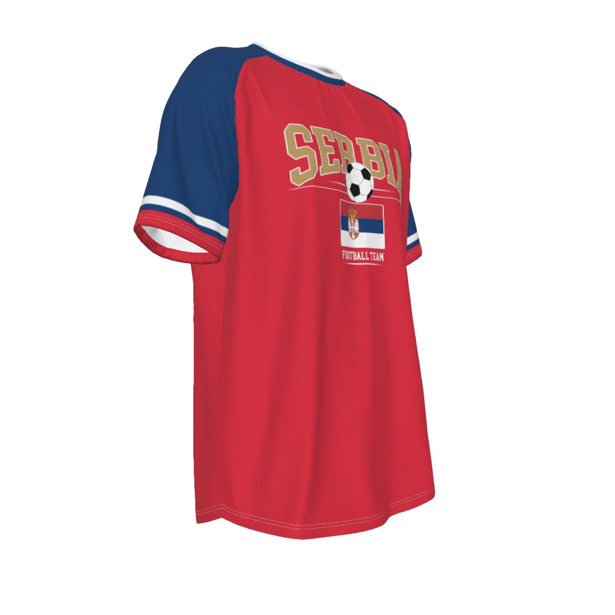 White Smoke Serbia Soccer Fan T-Shirt – Vintage Serbia Football Shirt Serbian National Team Style | Retro Serbia Soccer Tee