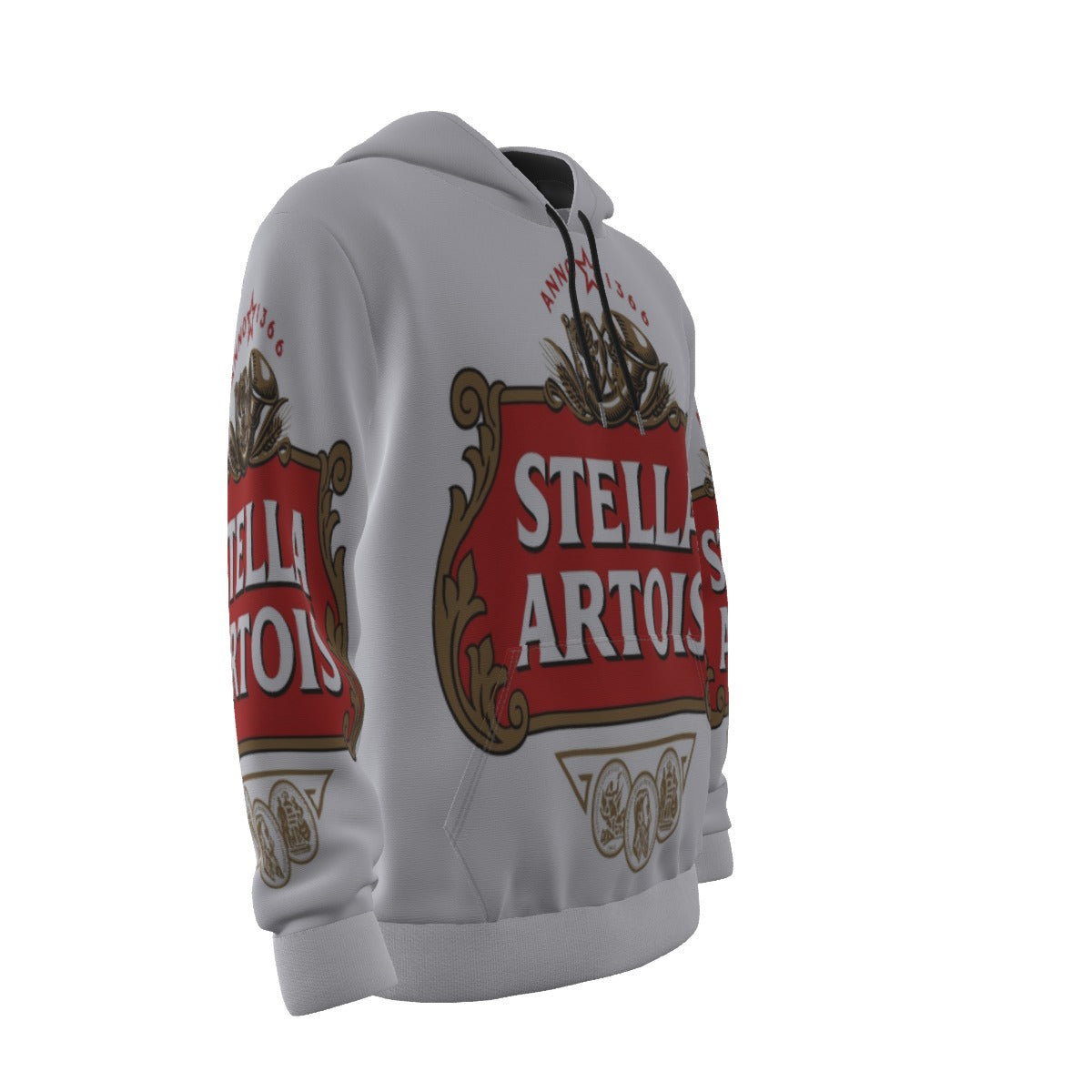 Vintage European Brewery Stella hoodie – Royal Crest 90s Streetwear Graphic Sweatshirt