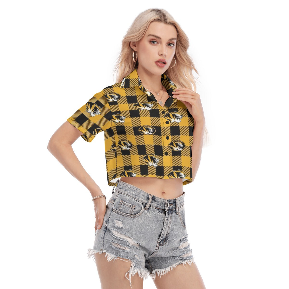 Missouri Tigers Women's Cropped Shirt streetwear fashion product image 2