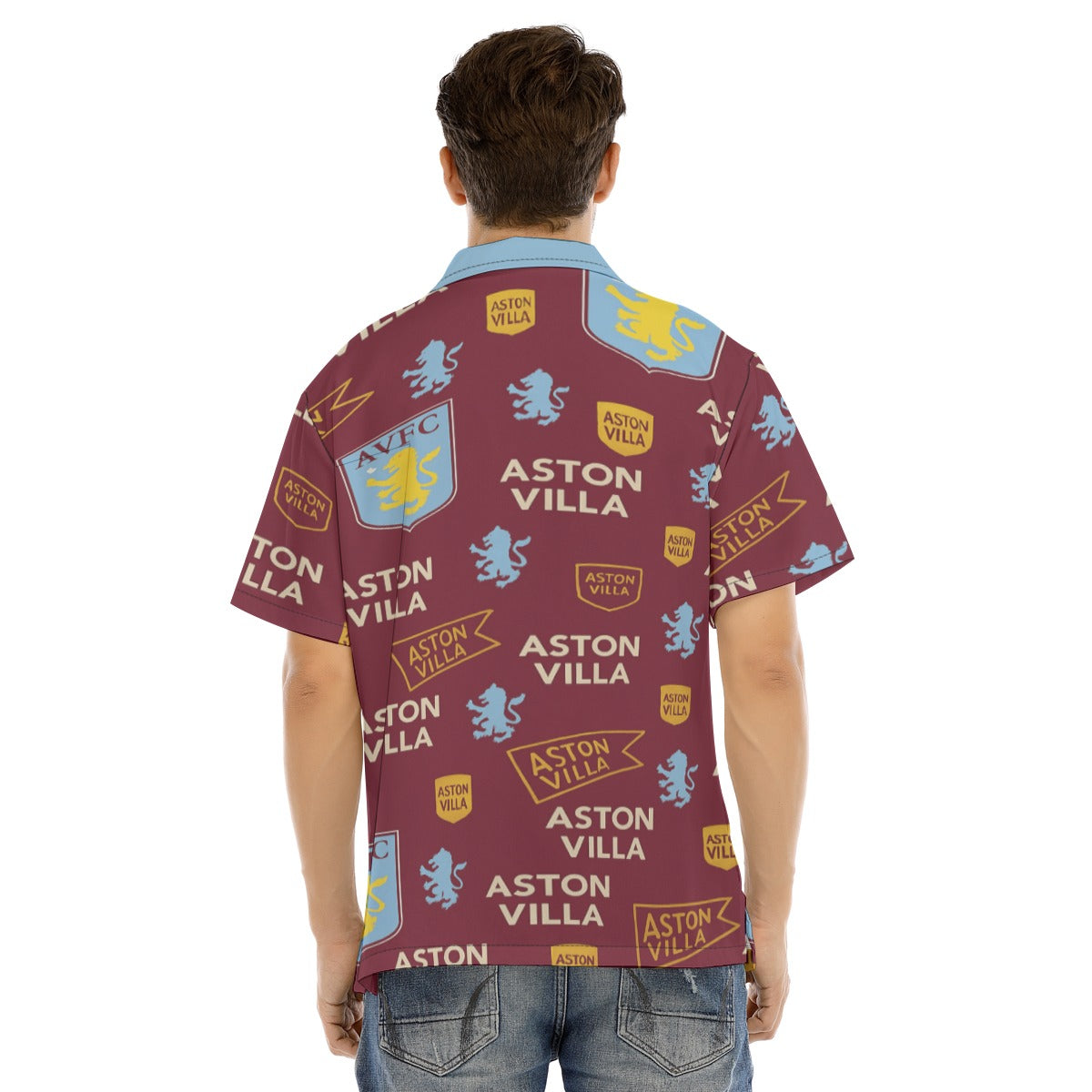 Aston Villa Man's Short Sleeves Shirt