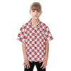 Alabama Crimson Tide Kid's Hawaiian Vacation Shirt  varsity sports apparel