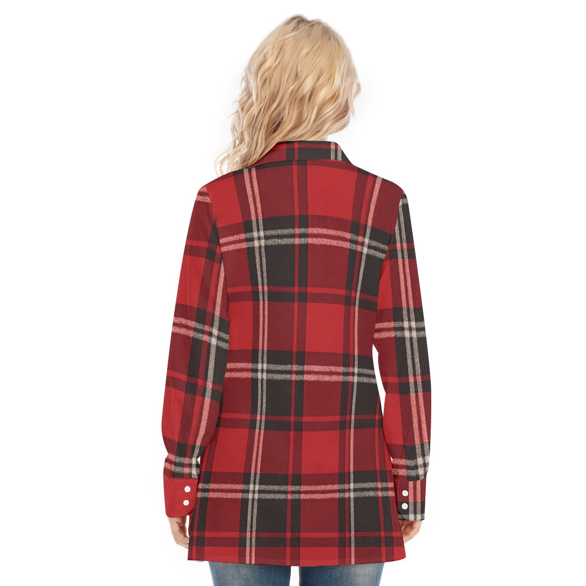 arkansas razorbacks red black tartan plaid women shirt