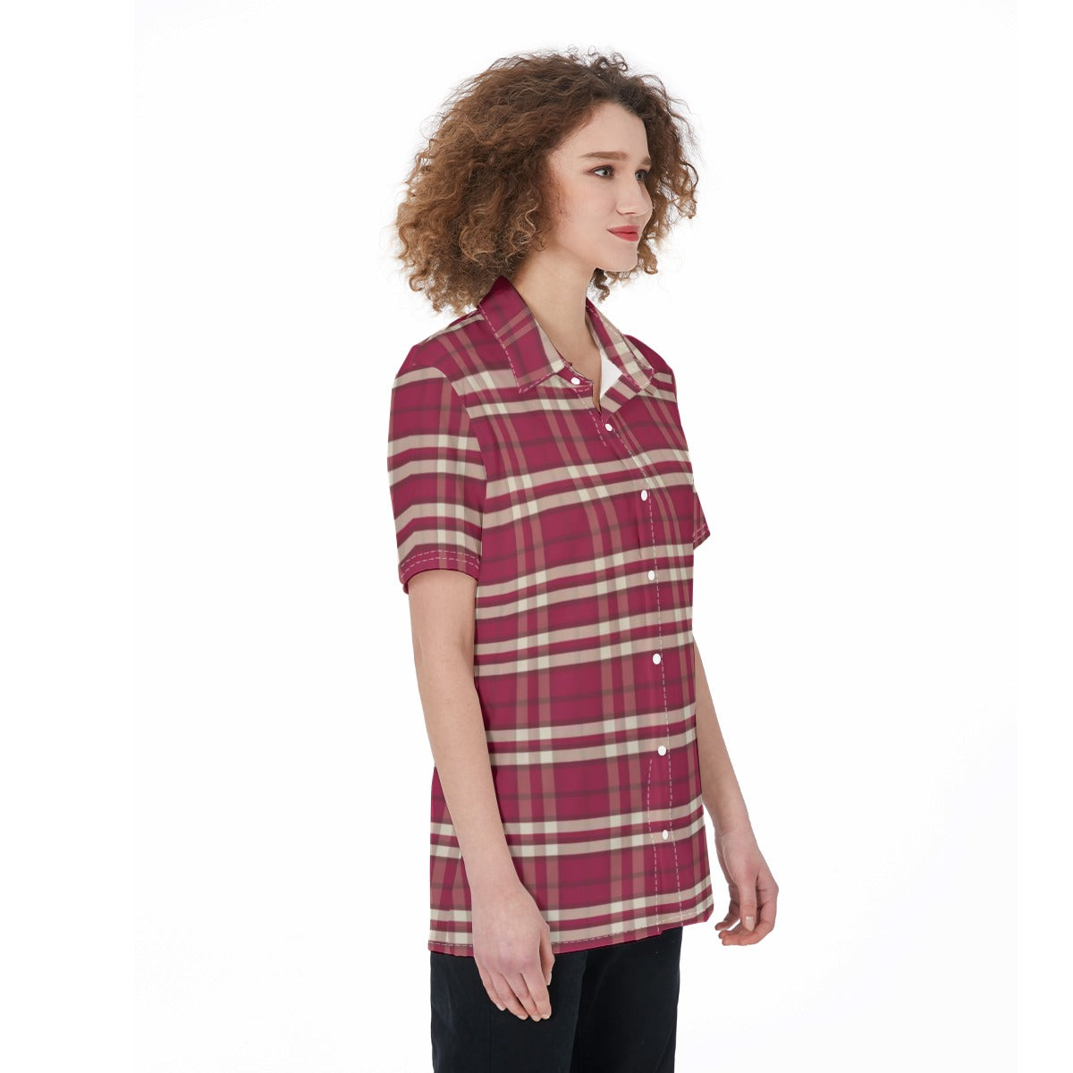 kansas jayhawks tartan plaid women shirt women tartan plaid game day fashion